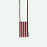 The Sticky Sis Club - KNITTED STRIPES Handytasche • chocolate + bubblegum - Handytasche - ROSA ECK Concept Store