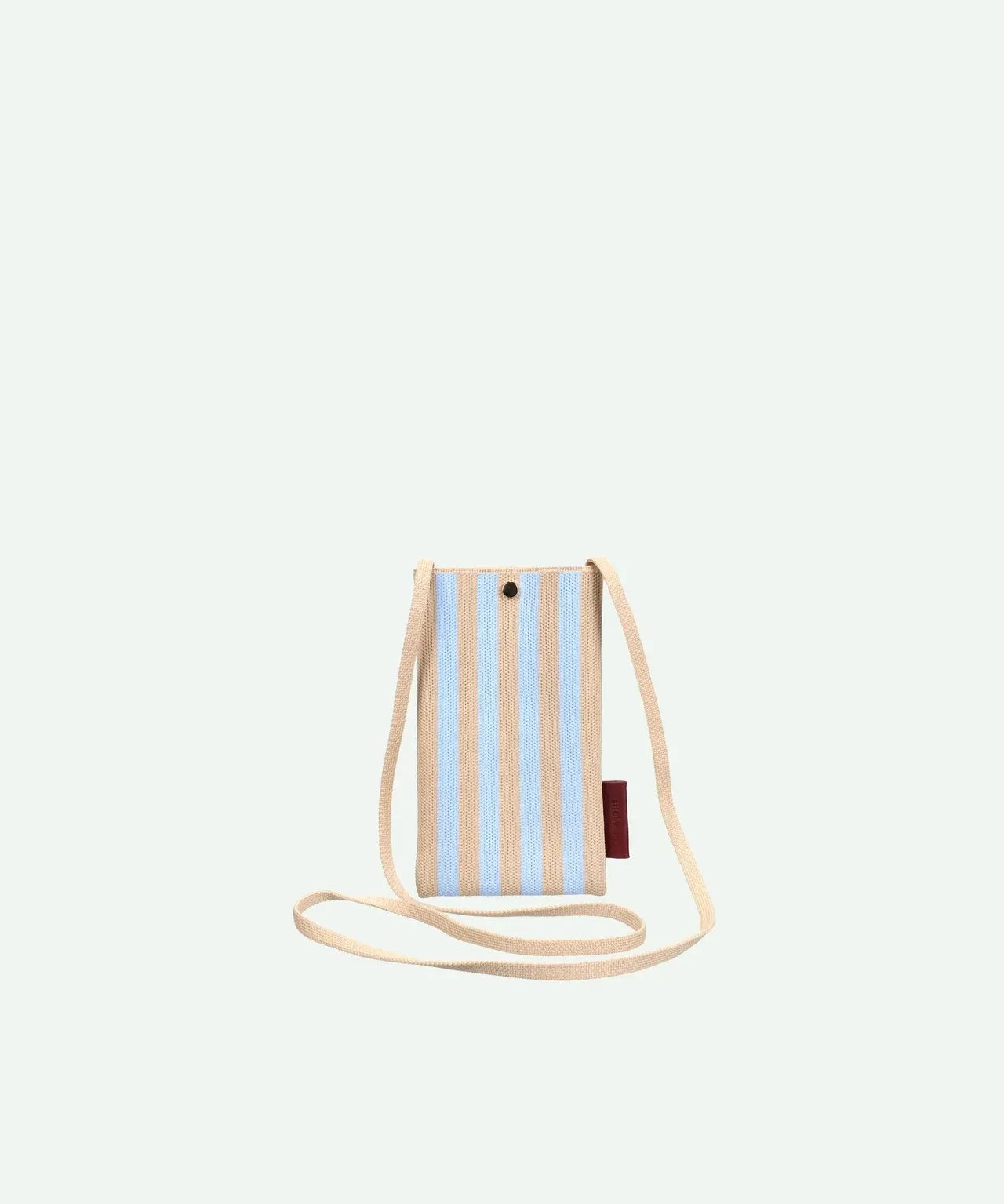 The Sticky Sis Club - KNITTED STRIPES Handytasche • marzipan + sky - Handytasche - ROSA ECK Concept Store
