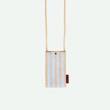 The Sticky Sis Club - KNITTED STRIPES Handytasche • marzipan + sky - Handytasche - ROSA ECK Concept Store