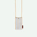 The Sticky Sis Club - KNITTED STRIPES Handytasche • marzipan + sky - Handytasche - ROSA ECK Concept Store