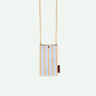 The Sticky Sis Club - KNITTED STRIPES Handytasche • marzipan + sky - Handytasche - ROSA ECK Concept Store