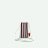 The Sticky Sis Club - KNITTED STRIPES Handytasche • mist + fig - Handytasche - ROSA ECK Concept Store