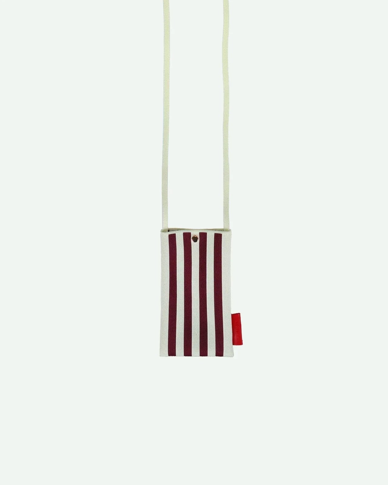 The Sticky Sis Club - KNITTED STRIPES Handytasche • mist + fig - Handytasche - ROSA ECK Concept Store
