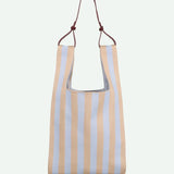 The Sticky Sis Club - KNITTED STRIPES Shopper • marzipan + sky - Tasche - ROSA ECK Concept Store