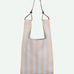The Sticky Sis Club - KNITTED STRIPES Shopper • marzipan + sky - Tasche - ROSA ECK Concept Store