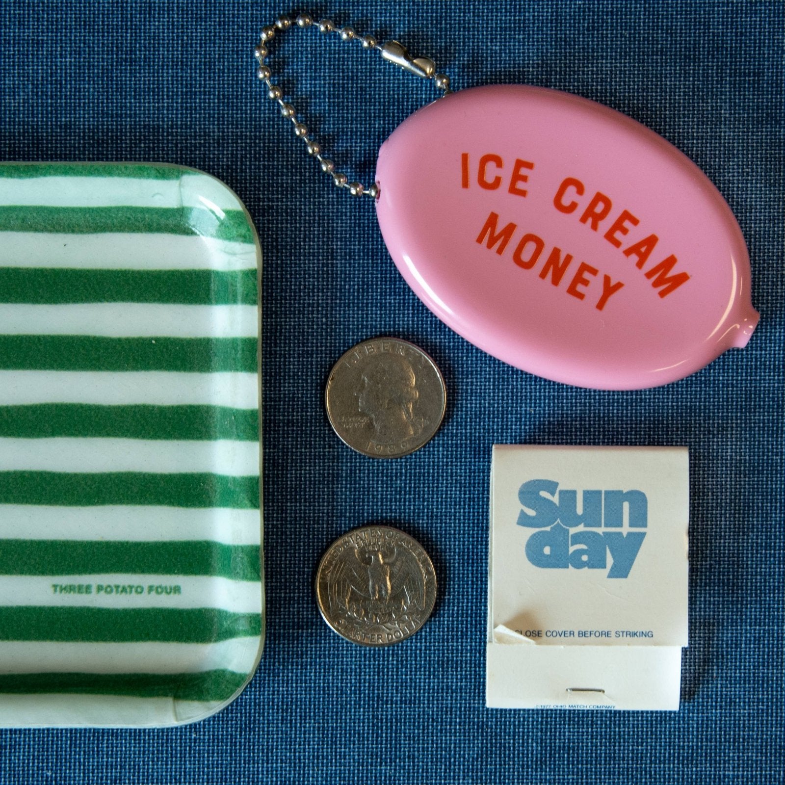 Three Potato Four - Geldbeutel • Ice Cream Money - ROSA ECK