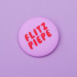 tinyday - FLITZPIEPE Button | Rot - Button - ROSA ECK - , ,