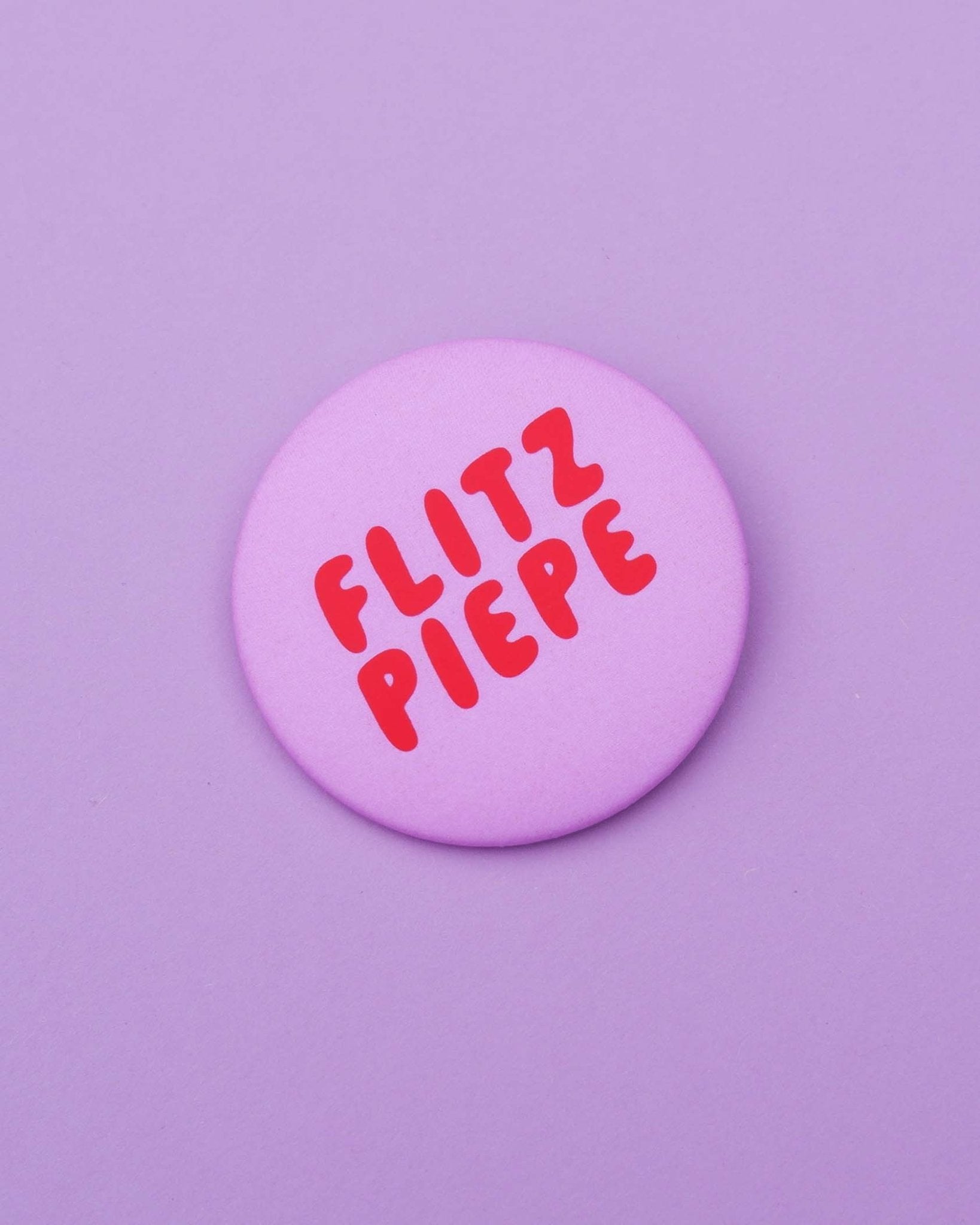 tinyday - FLITZPIEPE Button | Rot - Button - ROSA ECK - , ,