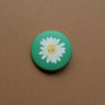 tinyday - GÄNSEBLÜMCHEN Button (37 mm) - ROSA ECK
