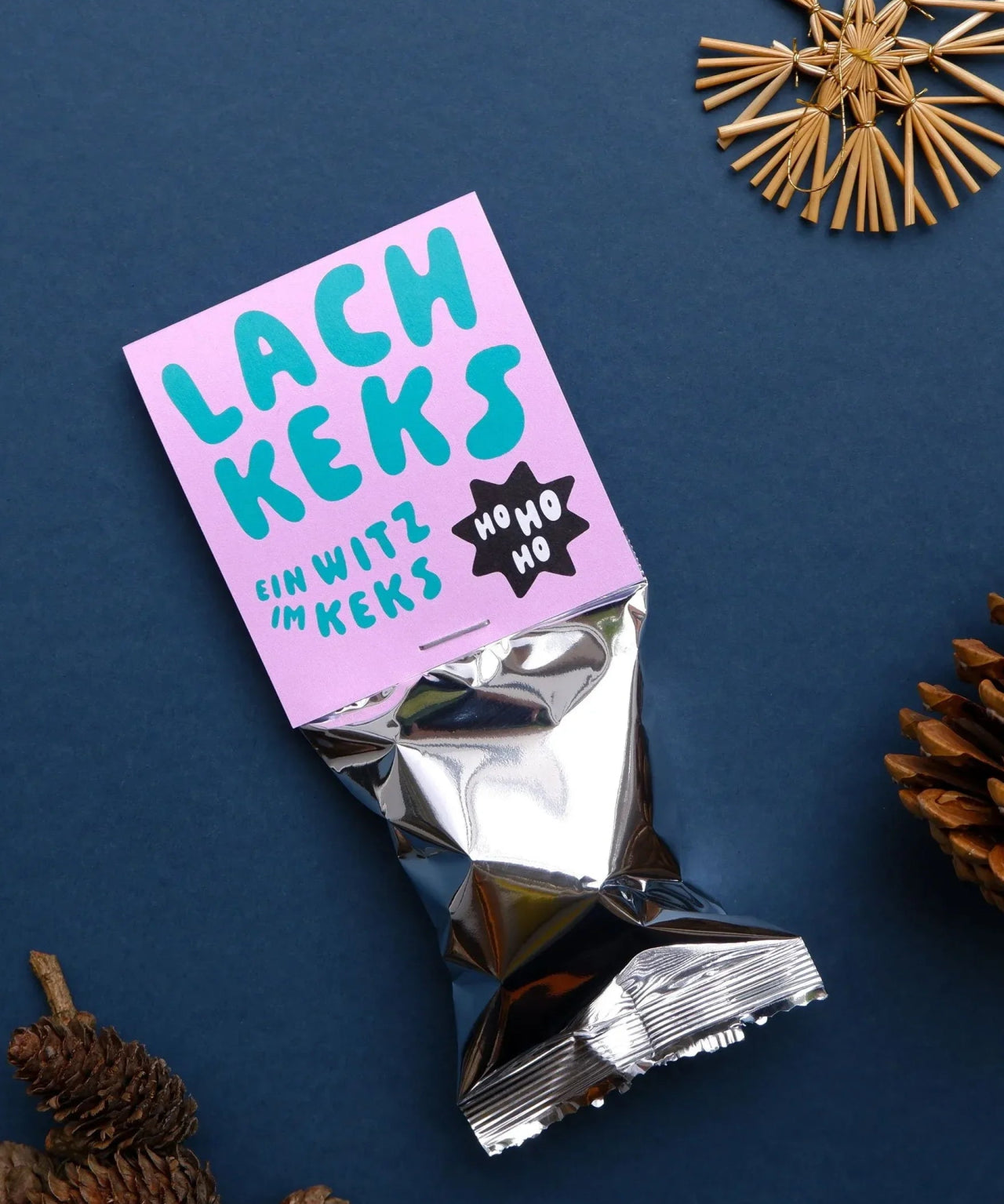tinyday - Lachkeks • Weihnachts - Witz - Snack - ROSA ECK