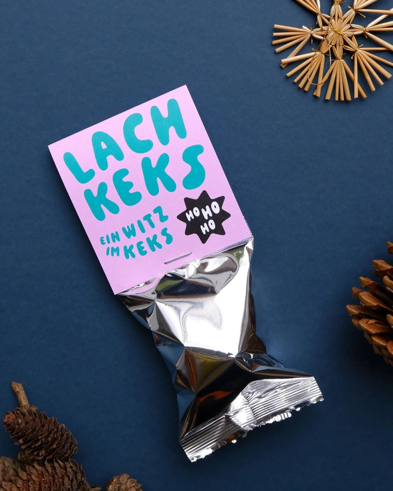 tinyday - Lachkeks • Weihnachts - Witz - Snack - ROSA ECK