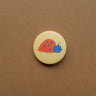 tinyday - MARIENKÄFER Button (37 mm) - ROSA ECK