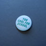 tinyday - TOO COOL FOR SCHOOL Button • Blau/Grün - ROSA ECK