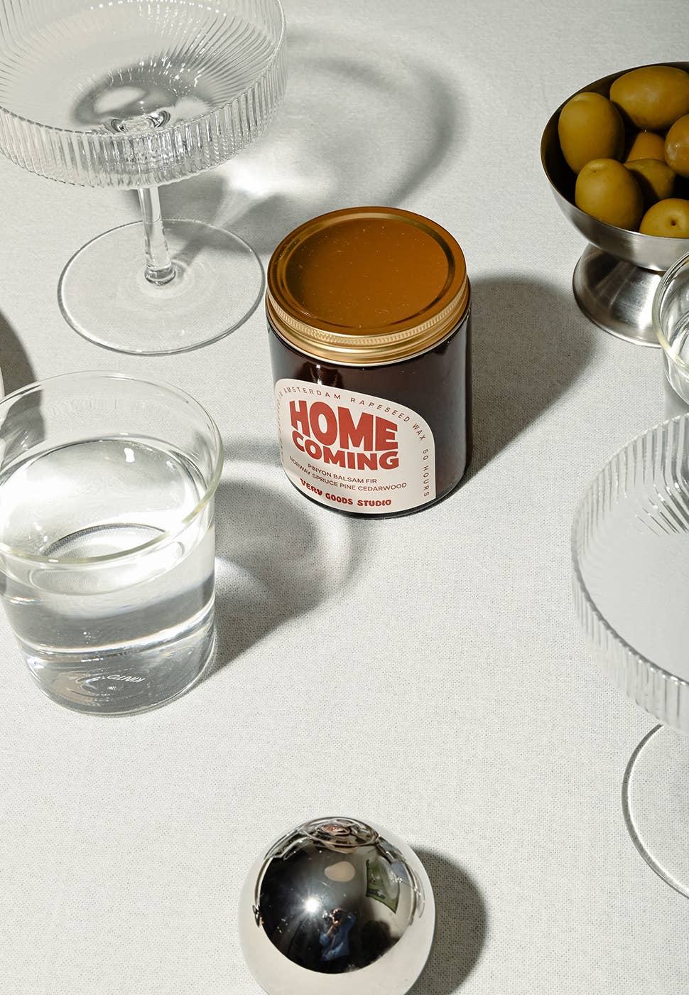 Very Goods Studio - HOME COMING Große Duftkerze im Glas (170 ml) - Kerze - ROSA ECK Concept Store
