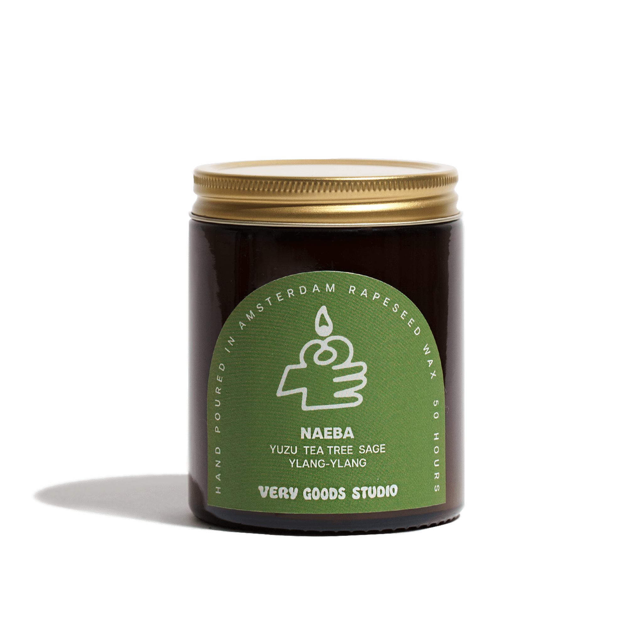 Very Goods Studio - NAEBA Große Duftkerze im Glas (170 ml) - Kerze - ROSA ECK Concept Store