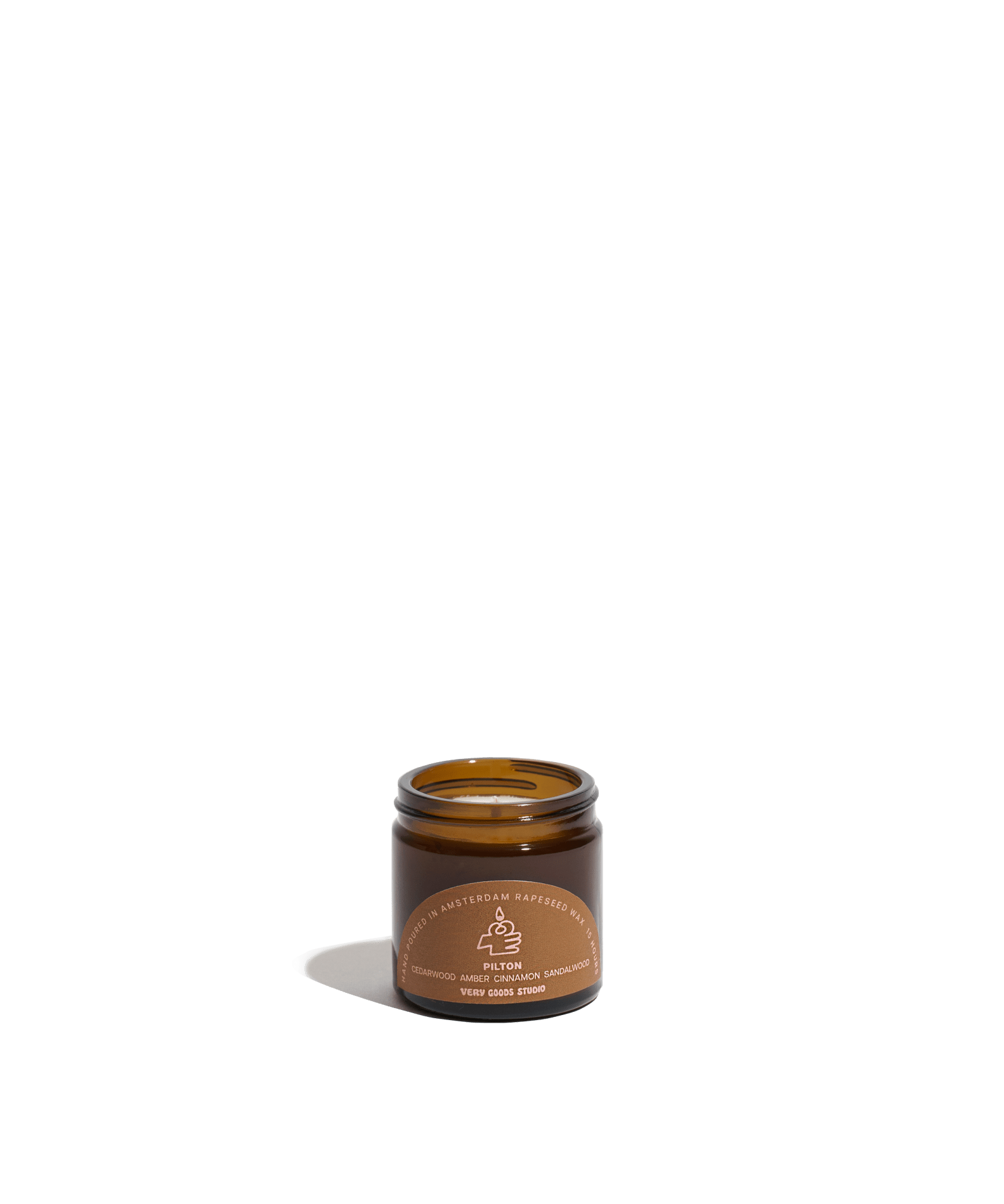 Very Goods Studio - PILTON Duftkerze im Glas (60 ml) - Kerze - ROSA ECK Concept Store