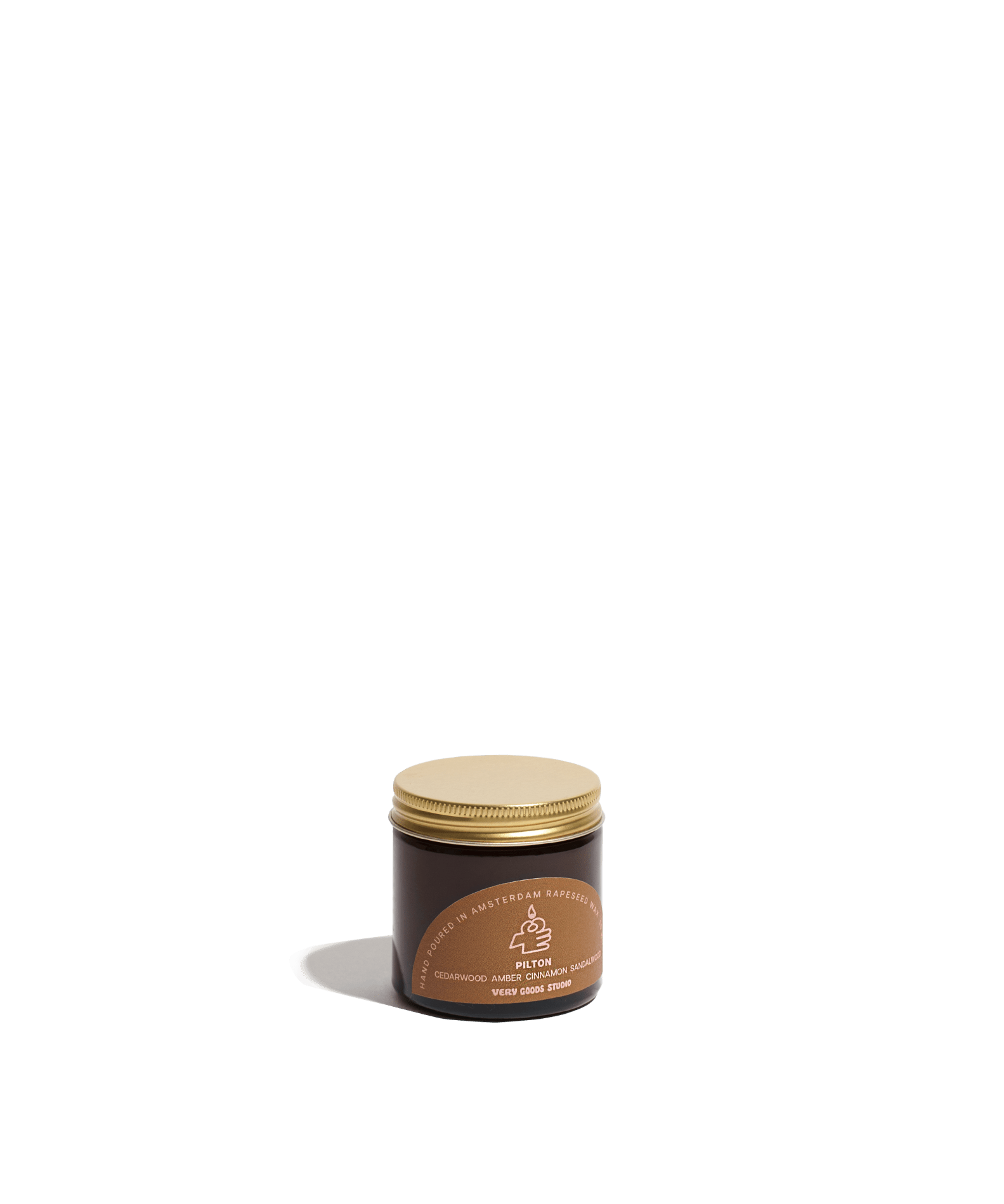 Very Goods Studio - PILTON Duftkerze im Glas (60 ml) - Kerze - ROSA ECK Concept Store