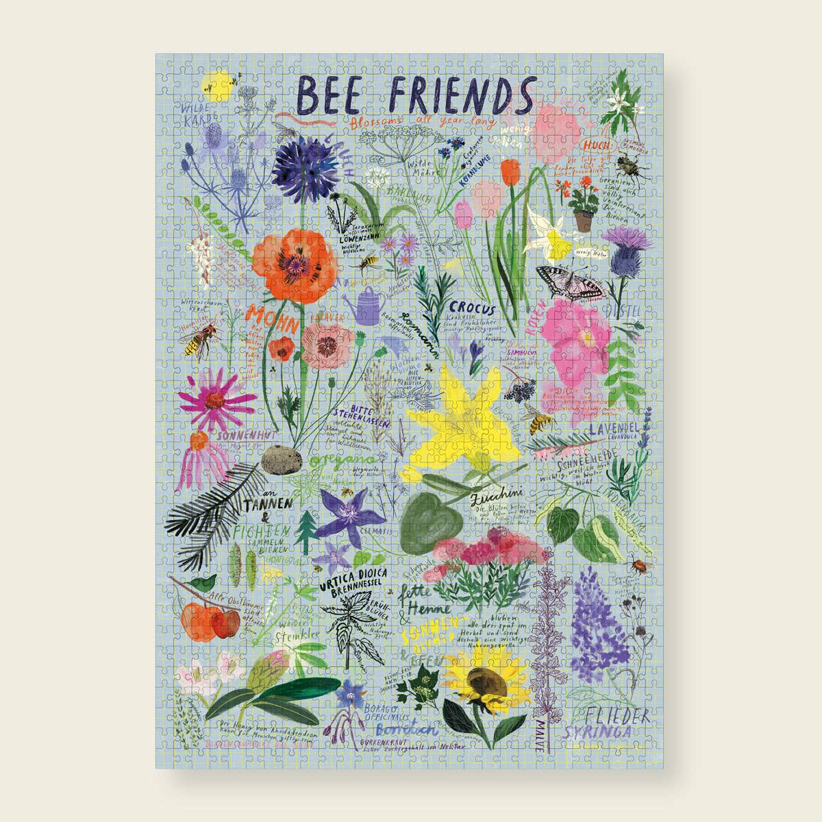 Wonderpieces - BEE FRIENDS Puzzle | Rinah Lang - ROSA ECK