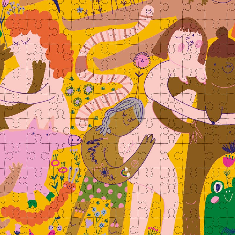 Wonderpieces - EVERYBODY HAS A BODY Puzzle | Slinga Illustration - ROSA ECK - , ,