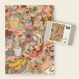 Wonderpieces - GELATO GALORE Puzzle (1000 Teile) - Puzzle - ROSA ECK Concept Store