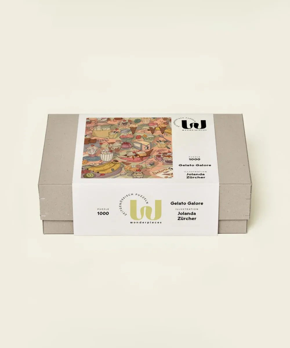 Wonderpieces - GELATO GALORE Puzzle (1000 Teile) - Puzzle - ROSA ECK Concept Store