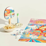 Wonderpieces - MRS. ROOSTER ENERGY Puzzle | Rahel Süßkind - ROSA ECK - , ,