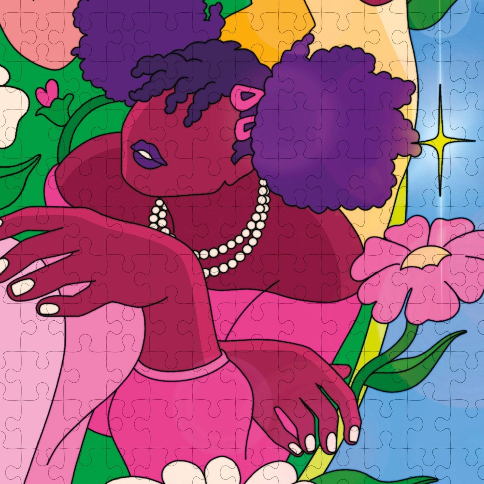 Wonderpieces - TOGETHER WE BLOOM Puzzle (1000 Teile) - Puzzle - ROSA ECK Concept Store