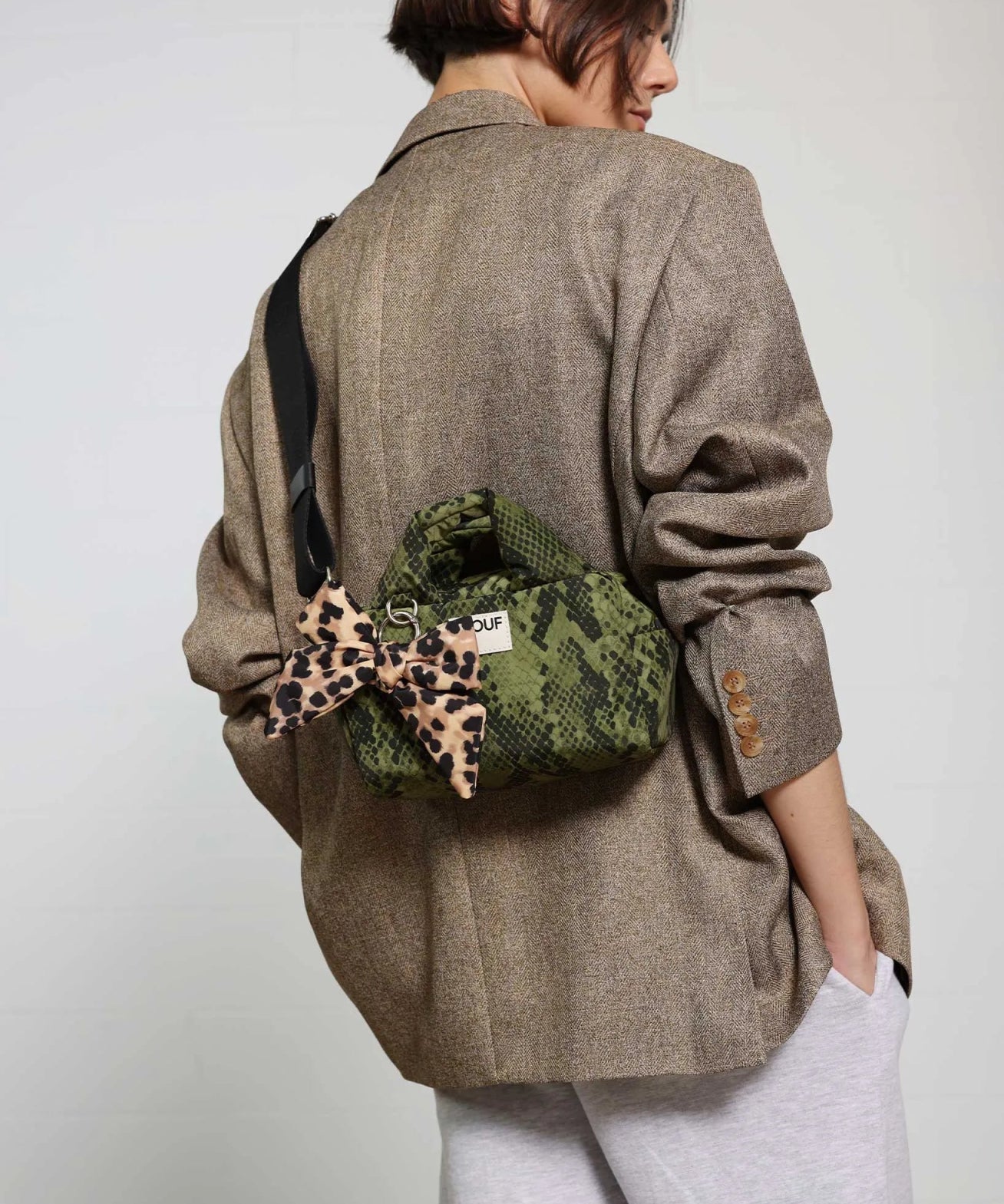 WOUF - FELINE BOW Schleifen - Anhänger - Anhänger - ROSA ECK