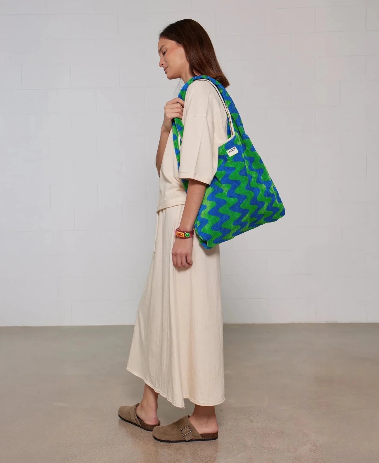 WOUF - GOA Tragetasche Frottee - ROSA ECK