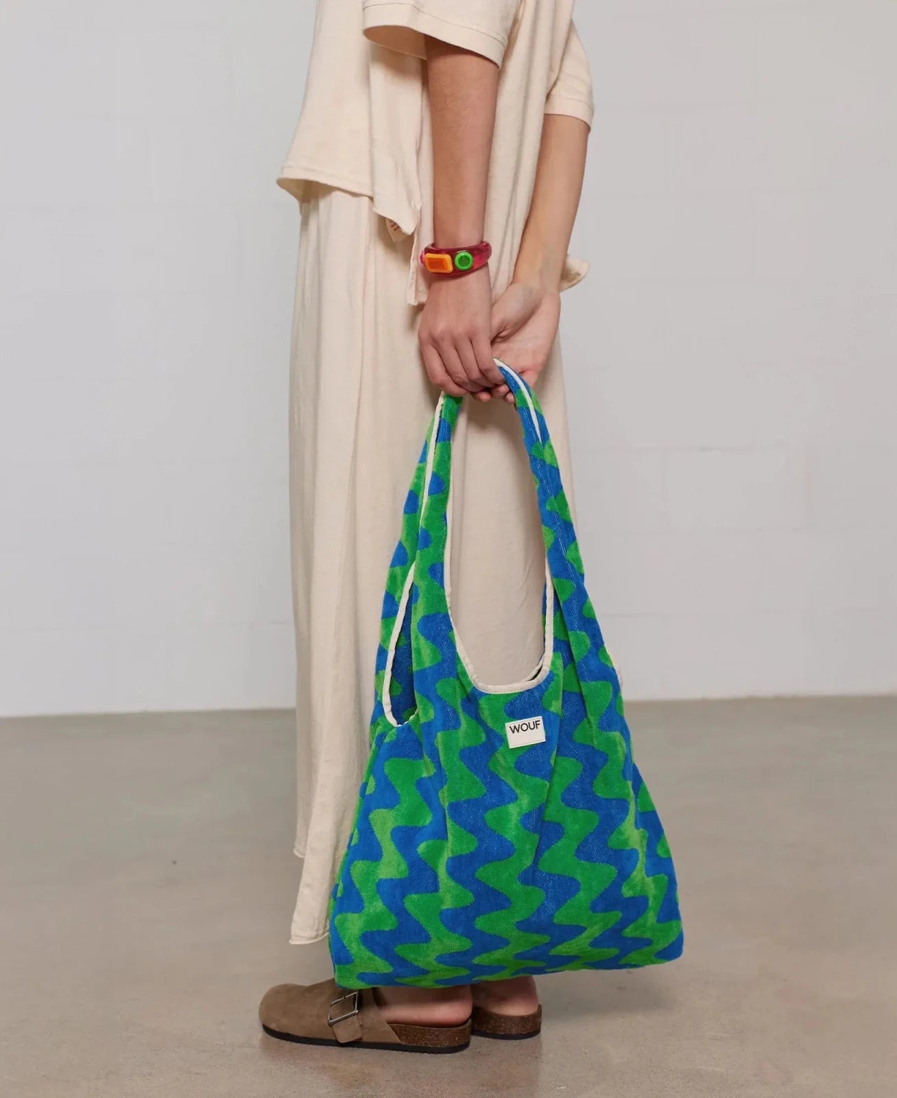 WOUF - GOA Tragetasche Frottee - ROSA ECK