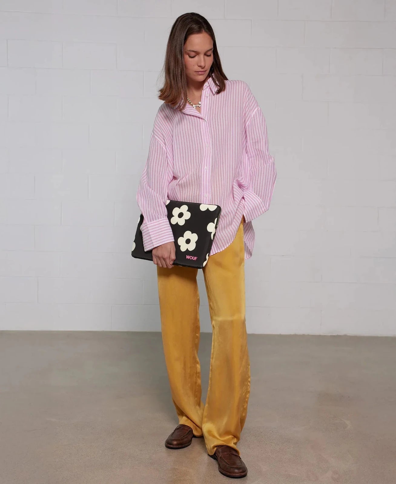 WOUF - NIGHT DAISY Laptophülle - ROSA ECK