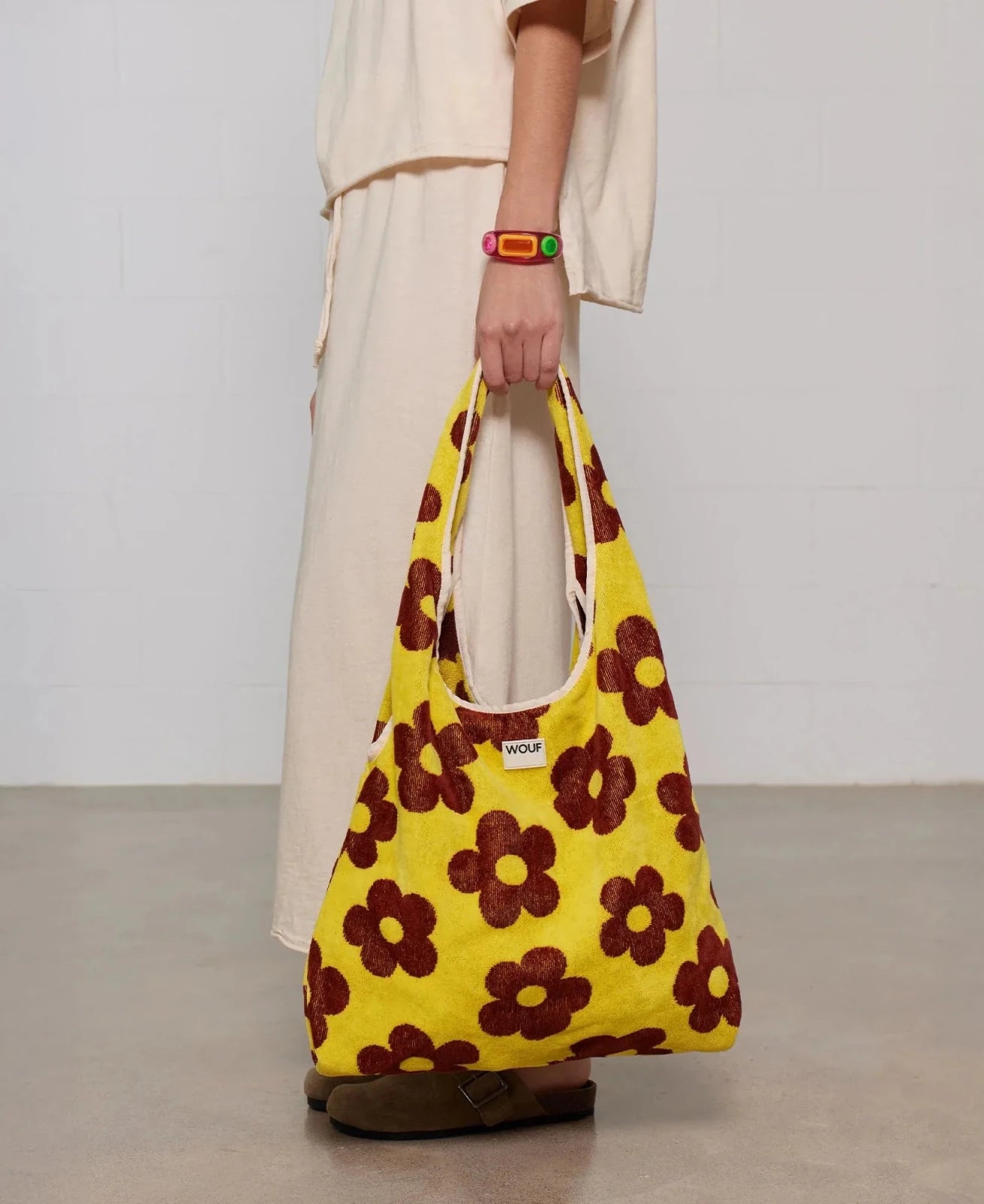 WOUF - PHI PHI Tragetasche Frottee - ROSA ECK