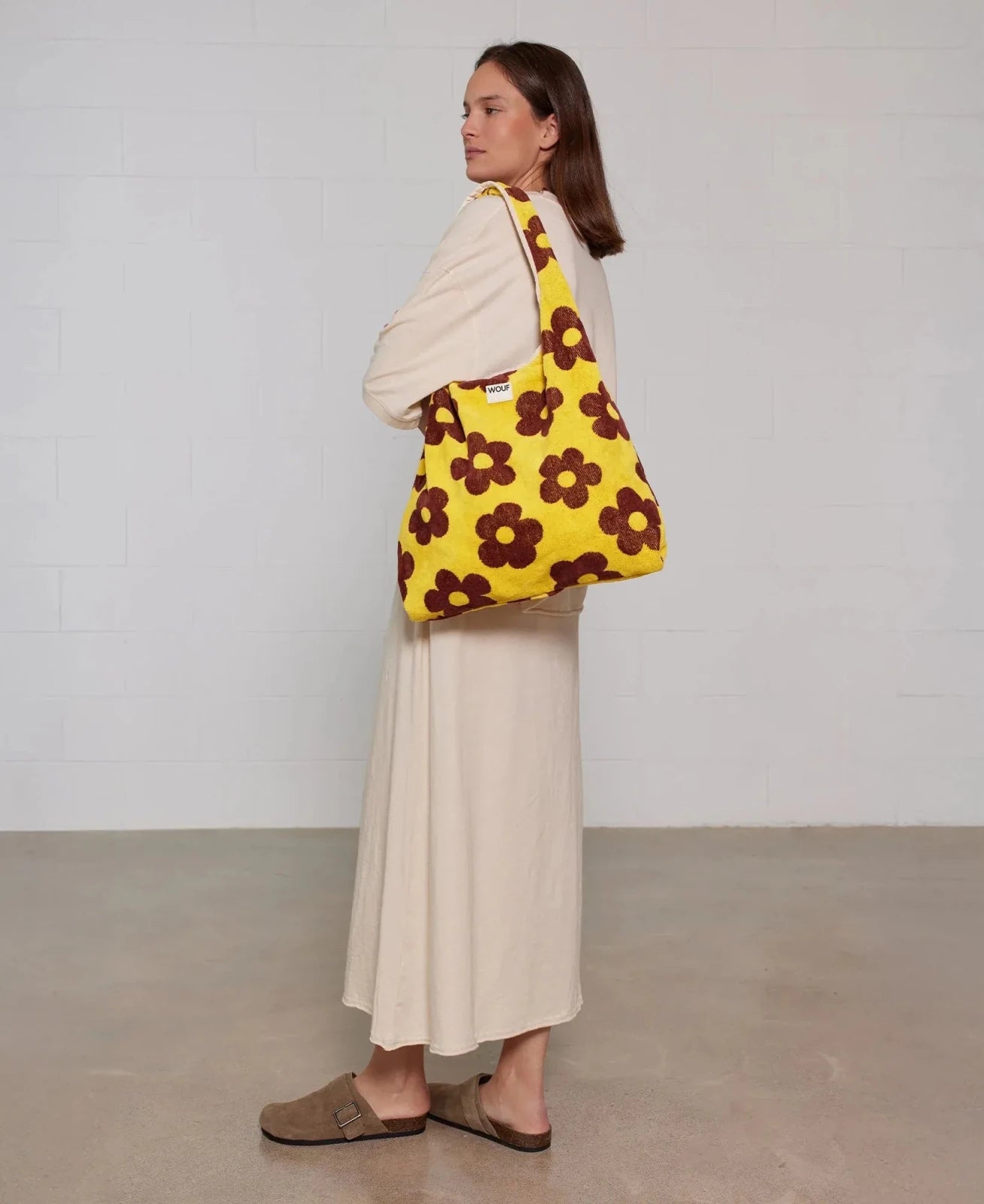 WOUF - PHI PHI Tragetasche Frottee - ROSA ECK