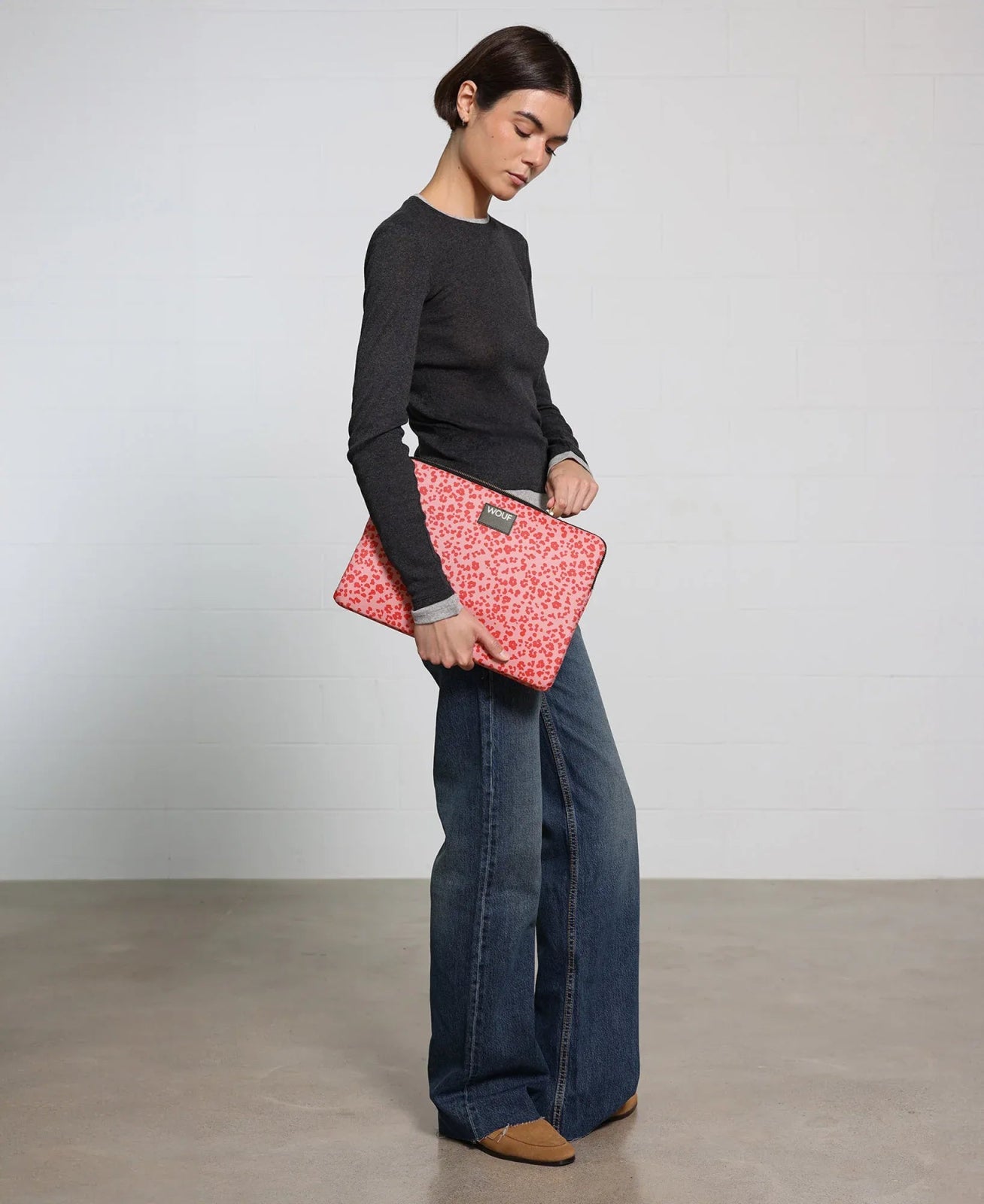 WOUF - ROAR Laptophülle - Laptoptasche - ROSA ECK