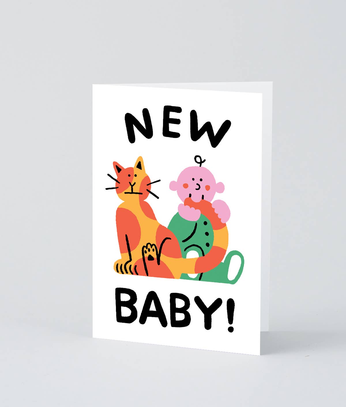 Wrap - BABY AND CAT Grußkarte - Grußkarte - ROSA ECK Concept Store