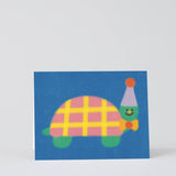Wrap - BIRTHDAY TURTLE Grußkarte Kindergeburtstag - ROSA ECK