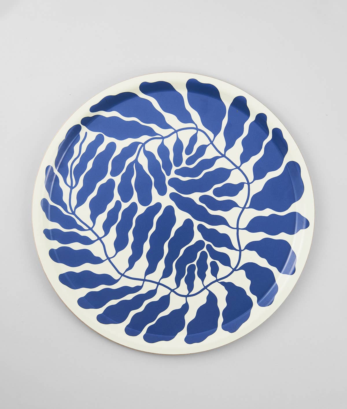 Wrap - BLUE LEAVES Rundes Serviertablett - Serviertablett - ROSA ECK Concept Store