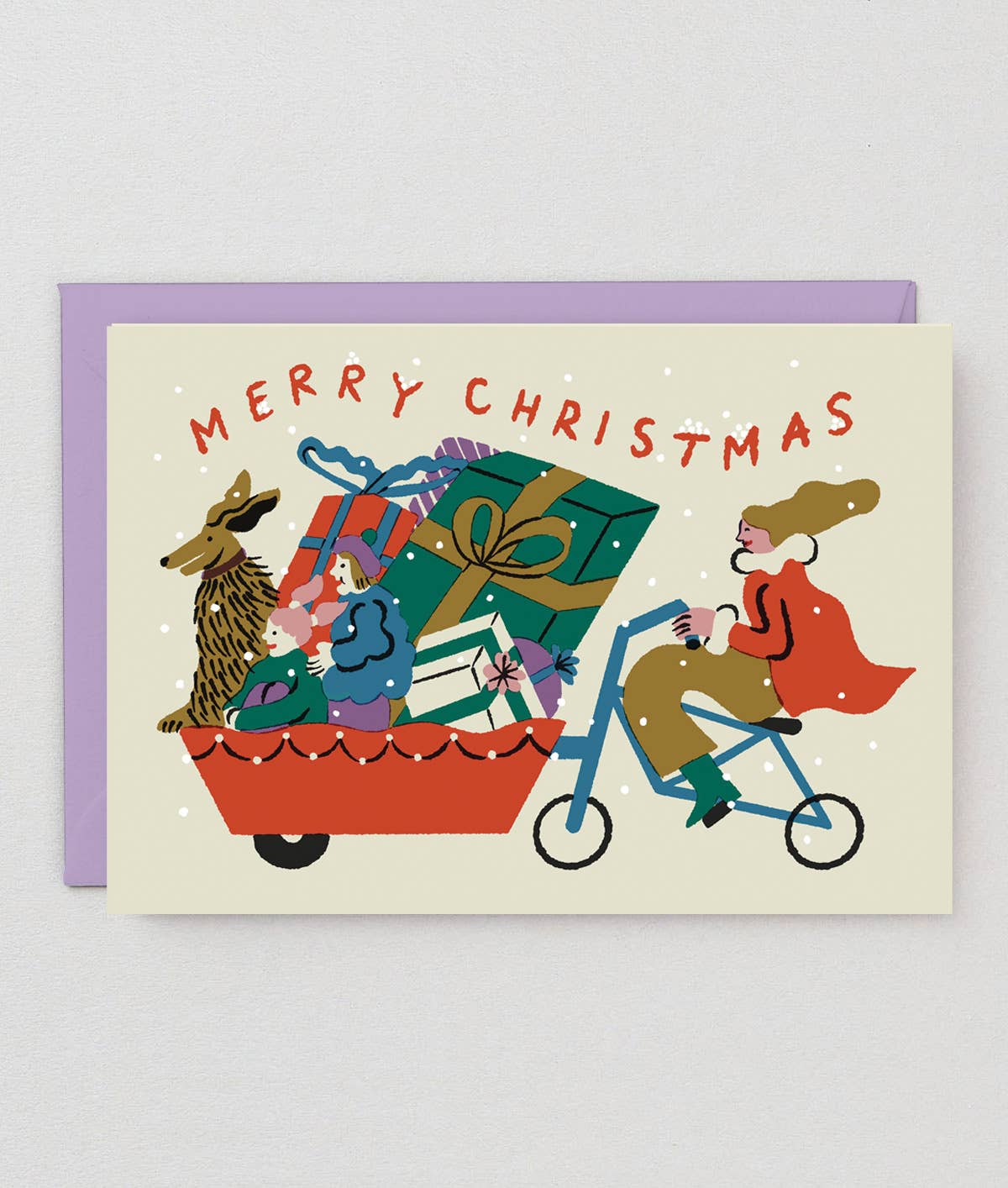 Wrap - CARGO BIKE Weihnachtskarte - Weihnachtskarte - ROSA ECK