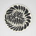 Wrap - Charcoal Leaves Large Round 15" Birch Serving Tray - ROSA ECK Concept Store