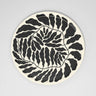 Wrap - Charcoal Leaves Large Round 15" Birch Serving Tray - ROSA ECK Concept Store