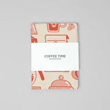 Wrap - COFFEE TIME Geschirrtuch (50 × 70 cm) • Red/Beige - ROSA ECK