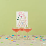 Wrap - CONGRATS CHAMPAGNE Hochzeitskarte - Grußkarte - ROSA ECK Concept Store