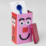 Wrap - FACES Kaffeedose (Cari Vander Yacht) - ROSA ECK - Gesicht, Rosa,
