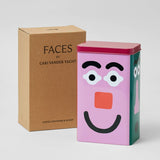 Wrap - FACES Kaffeedose (Cari Vander Yacht) - ROSA ECK - Gesicht, Rosa,