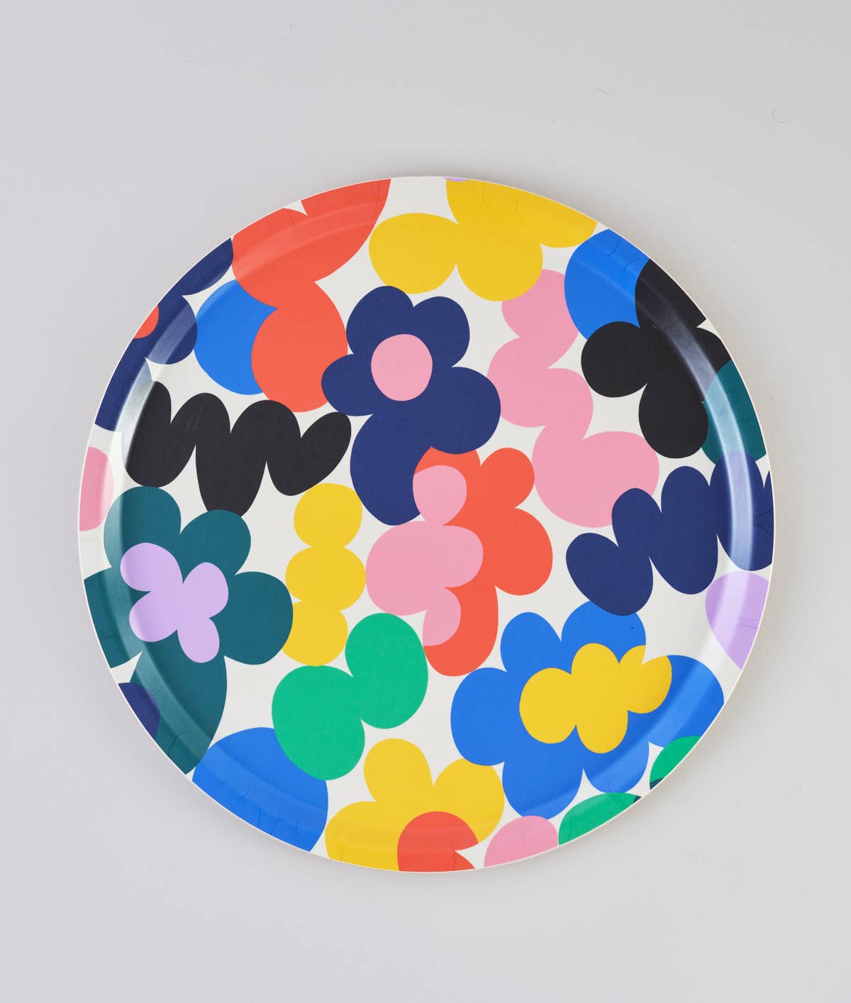 Wrap - FLORAL BURST Serviertablett rund (⌀ 38 cm) - ROSA ECK