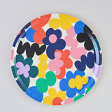 Wrap - FLORAL BURST Serviertablett rund (⌀ 38 cm) - ROSA ECK