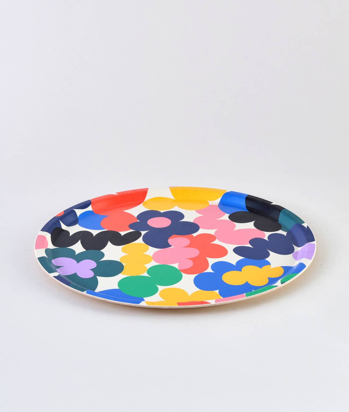 Wrap - FLORAL BURST Serviertablett rund (⌀ 38 cm) - ROSA ECK