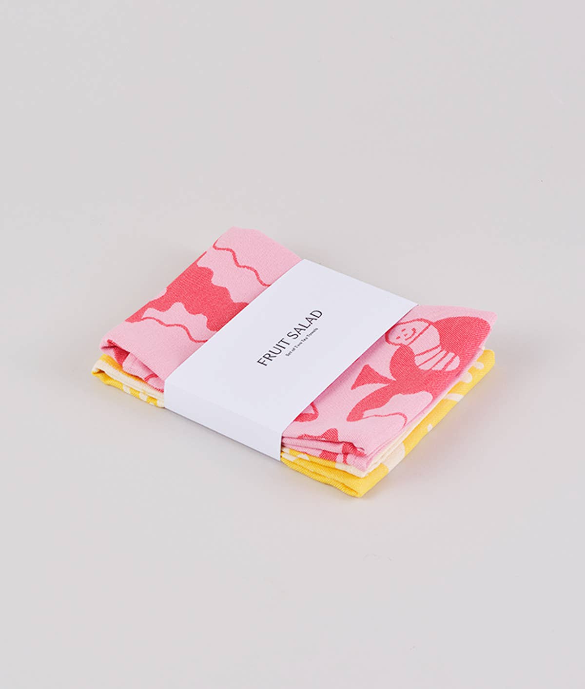 Wrap - FRUIT SALAD Geschirrtuch (2er - Set) | Rot/Gelb - Geschirrtuch - ROSA ECK Concept Store