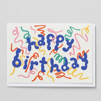 Wrap - HAPPY BIRTHDAY Geprägte Geburtstagskarte - Grußkarte - ROSA ECK Concept Store