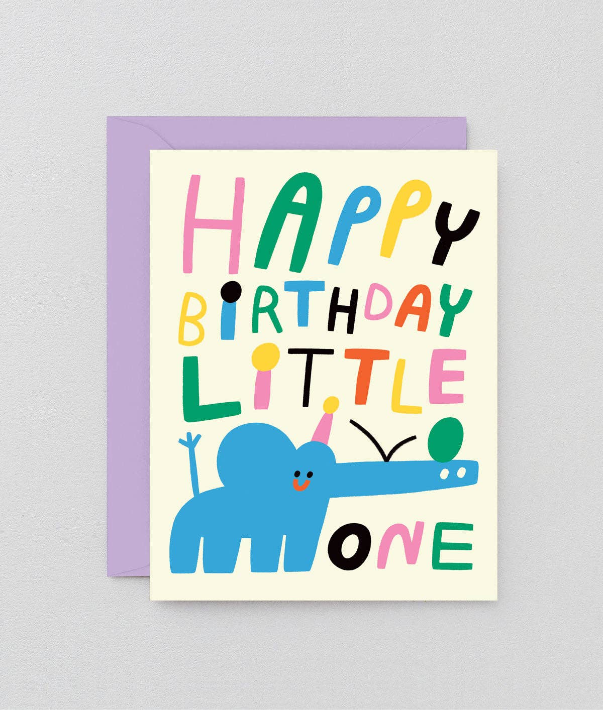 Wrap - HAPPY BIRTHDAY LITTLE ONE Geburtstagskarte - ROSA ECK - 1 - 5 €, ,